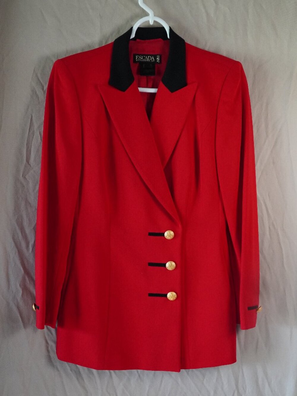 Vintage Escada red blazer